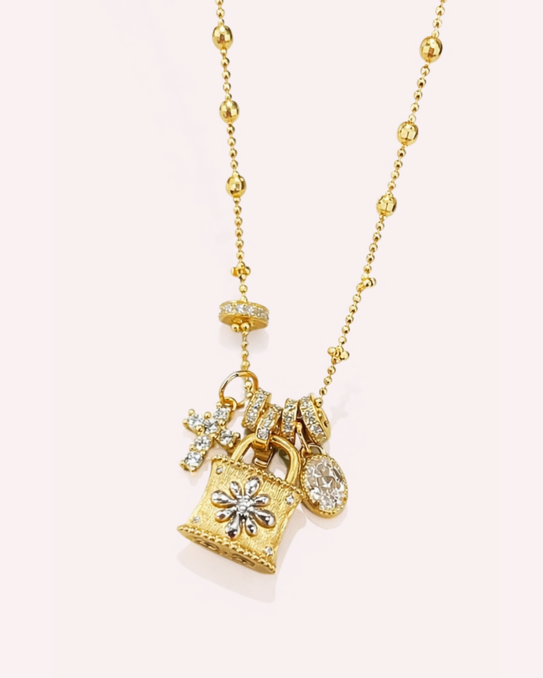 Rennes Charm Lock Necklace