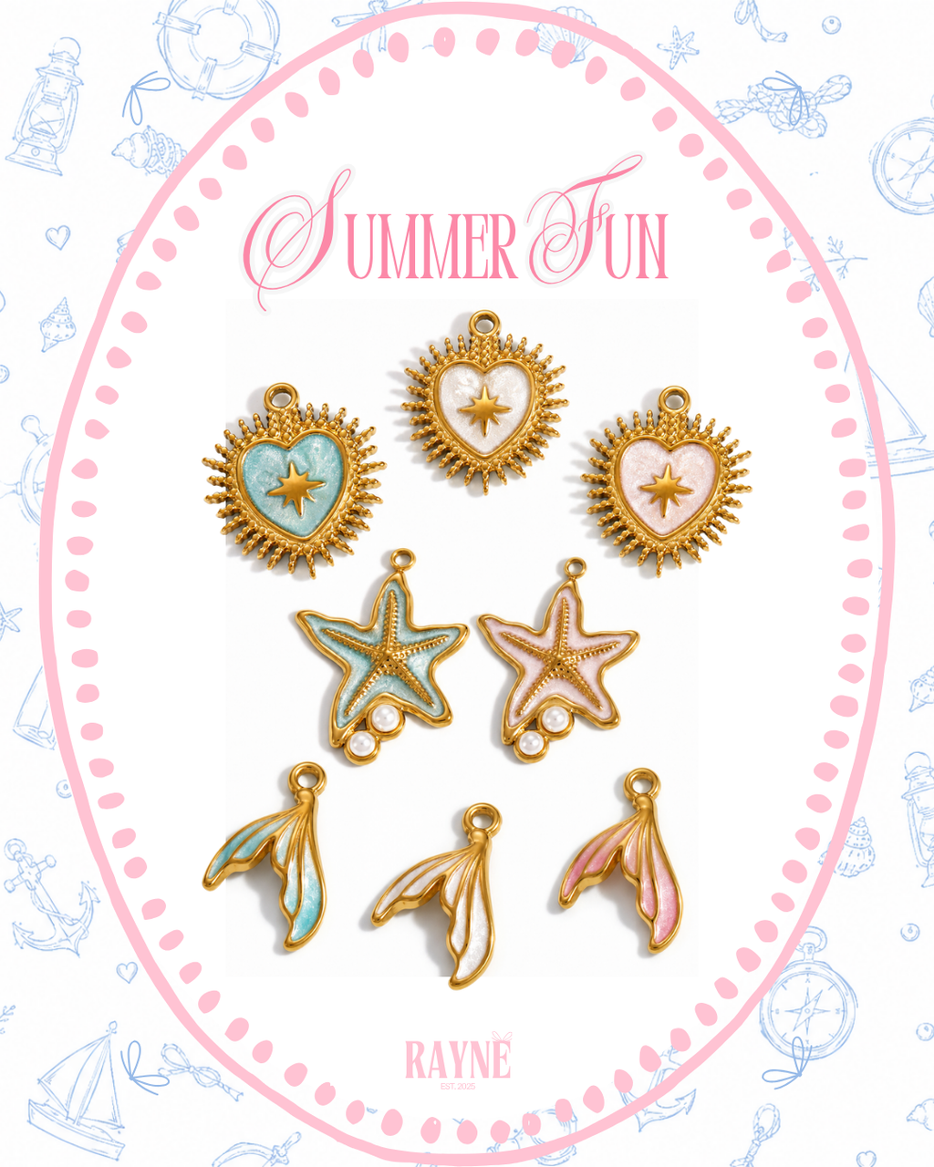 Summer Fun Charms