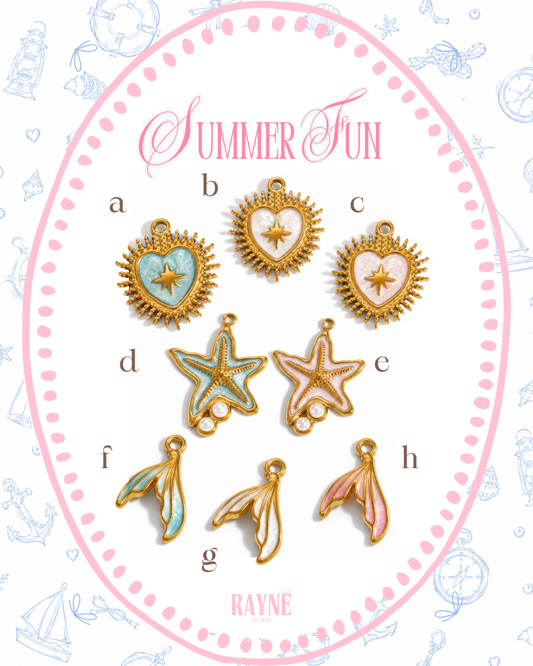 Summer Fun Charms
