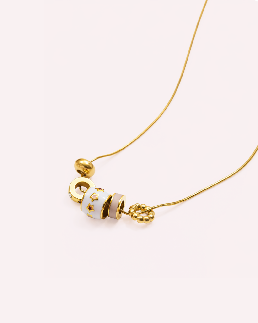 Anita Pink Chain Necklace