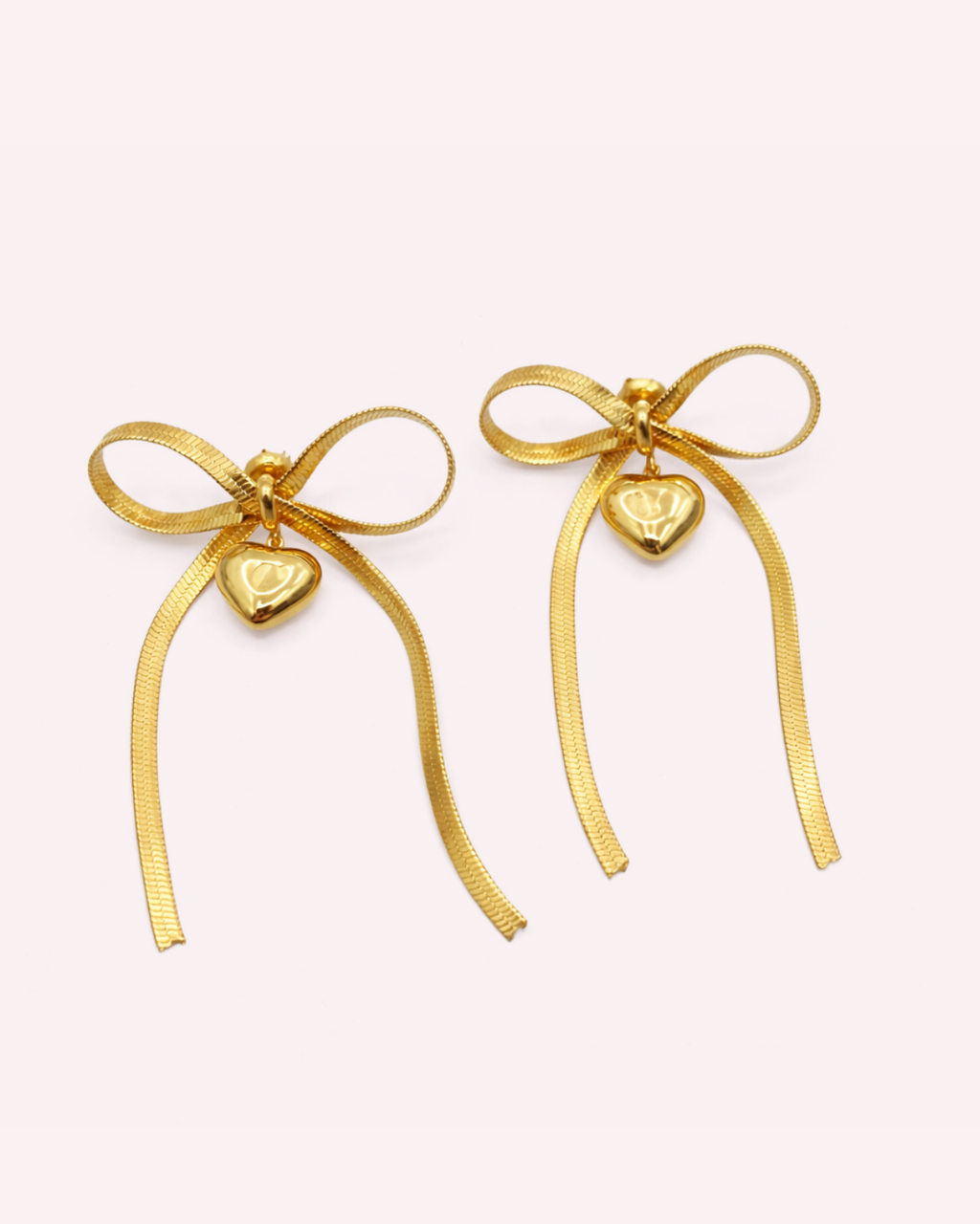 Aurora Gold Bow Drop Earring