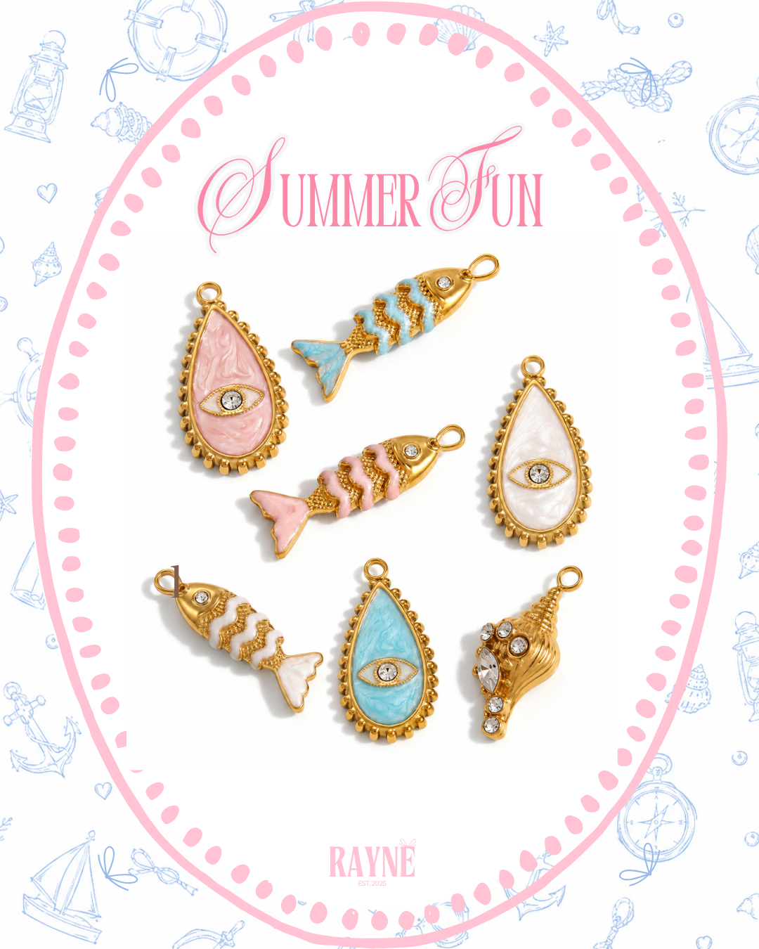 Summer Fun Charms