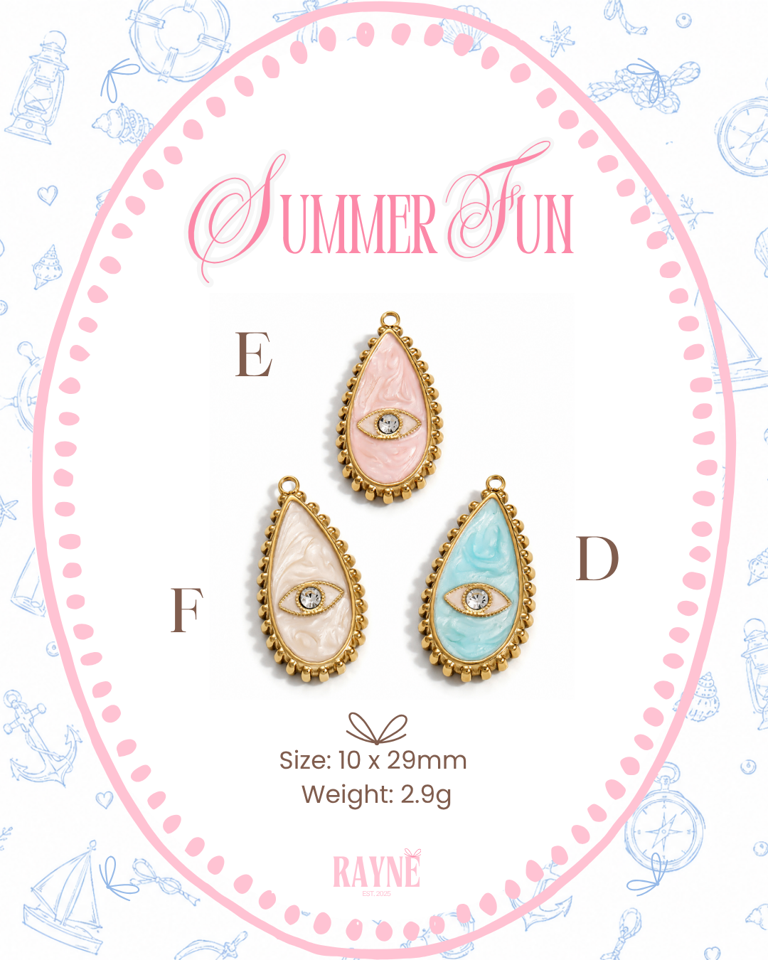 Summer Fun Charms