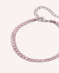Rosaline Silver Tennis Bracelet