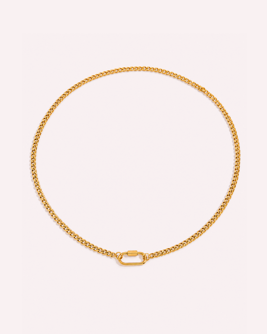 Curb Chains - Charms  Necklace