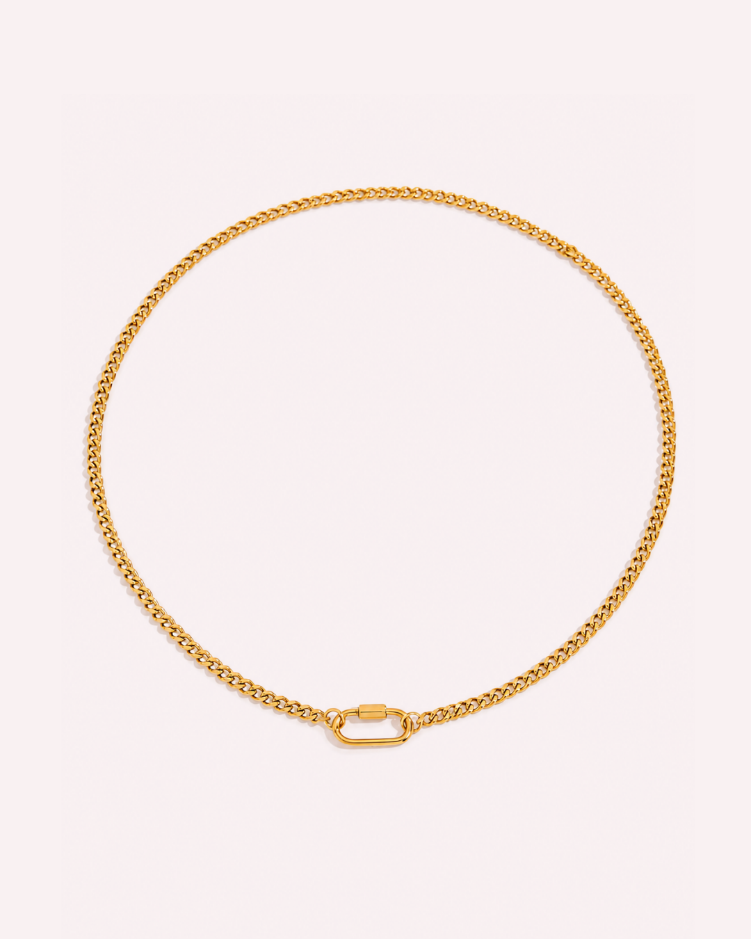 Curb Chains - Charms  Necklace