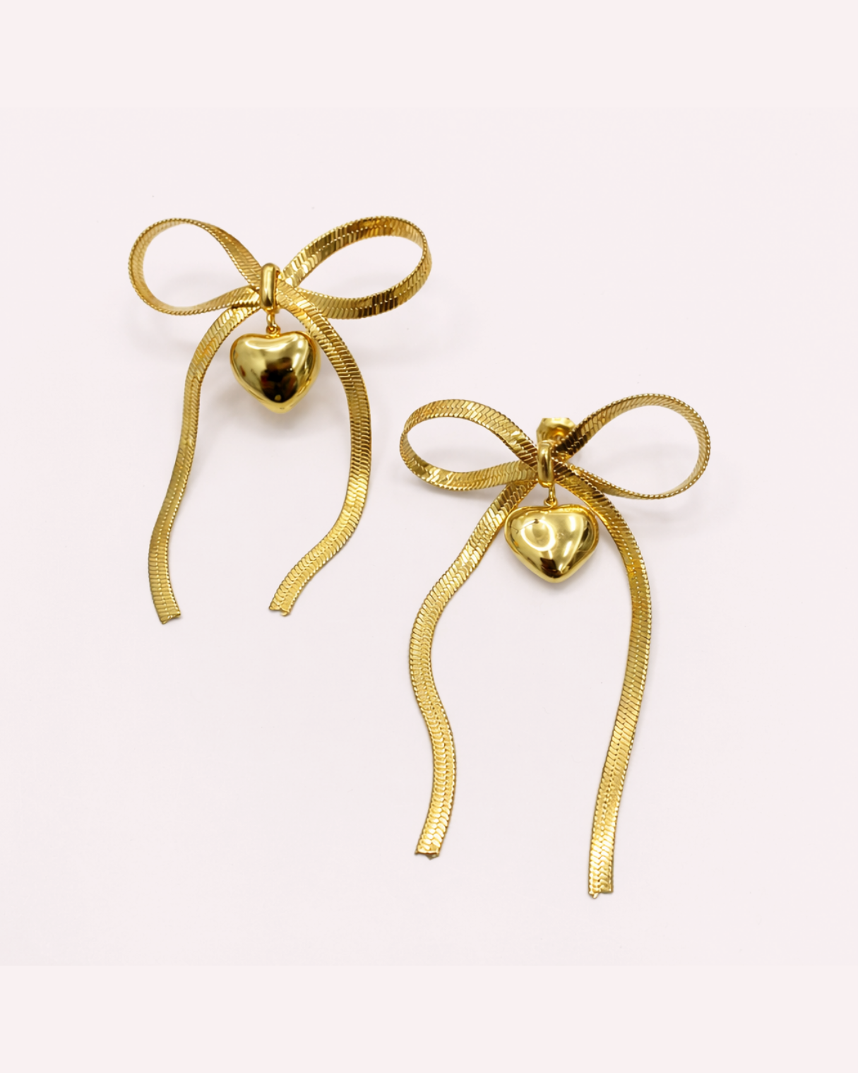 Aurora Gold Bow Drop Earring