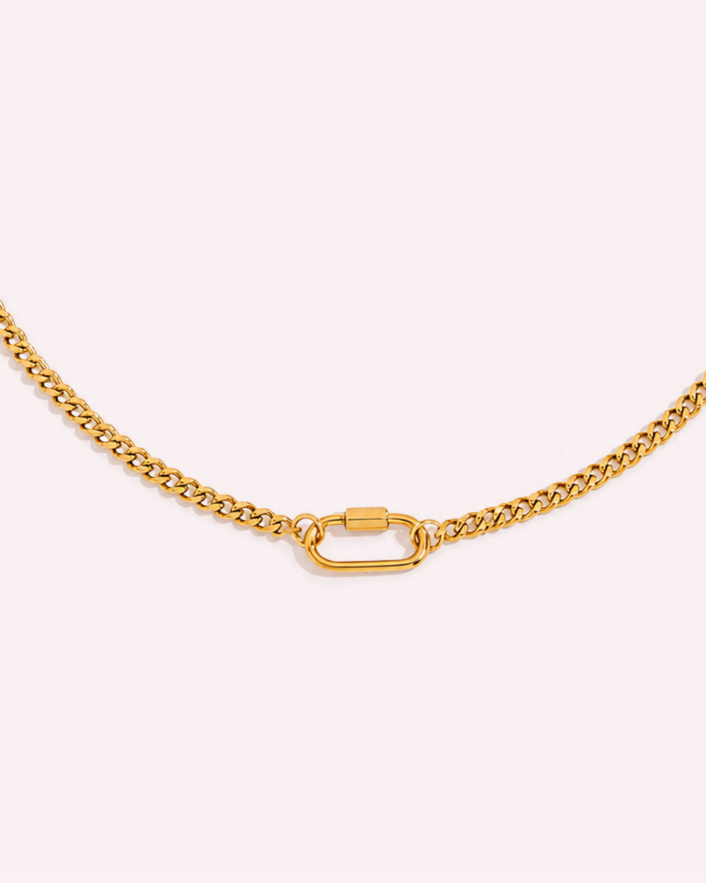 Curb Chains - Charms  Necklace