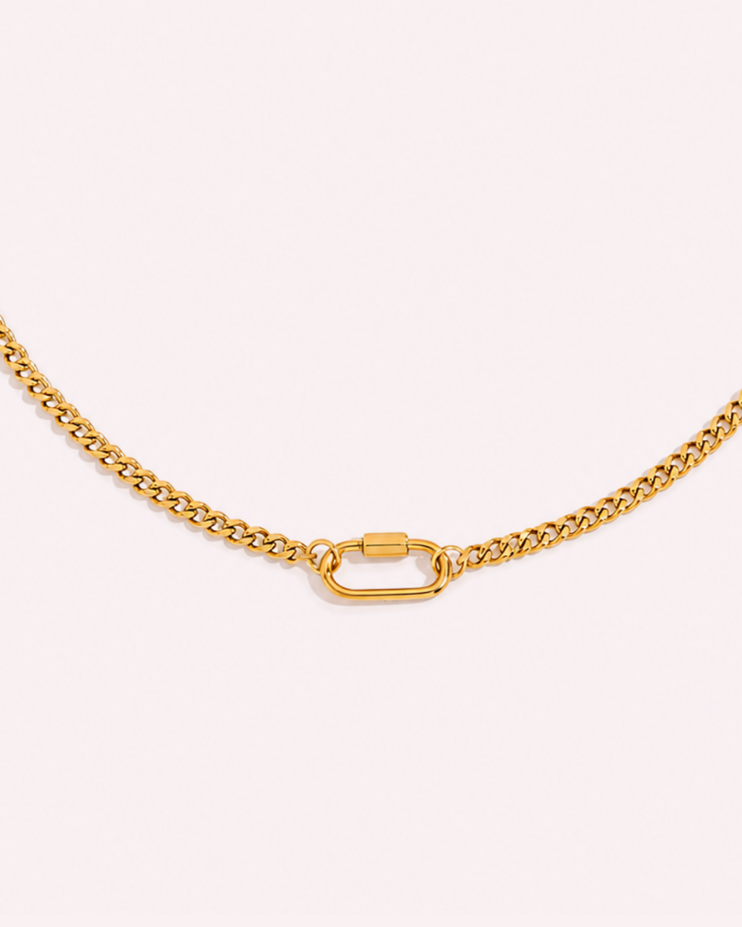 Curb Chains - Charms  Necklace