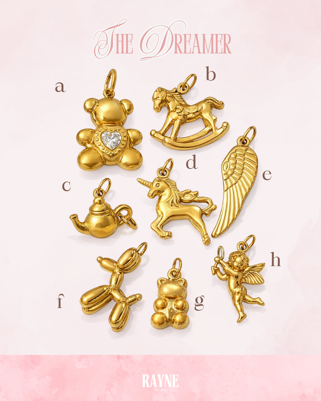 THE DREAMER Charms