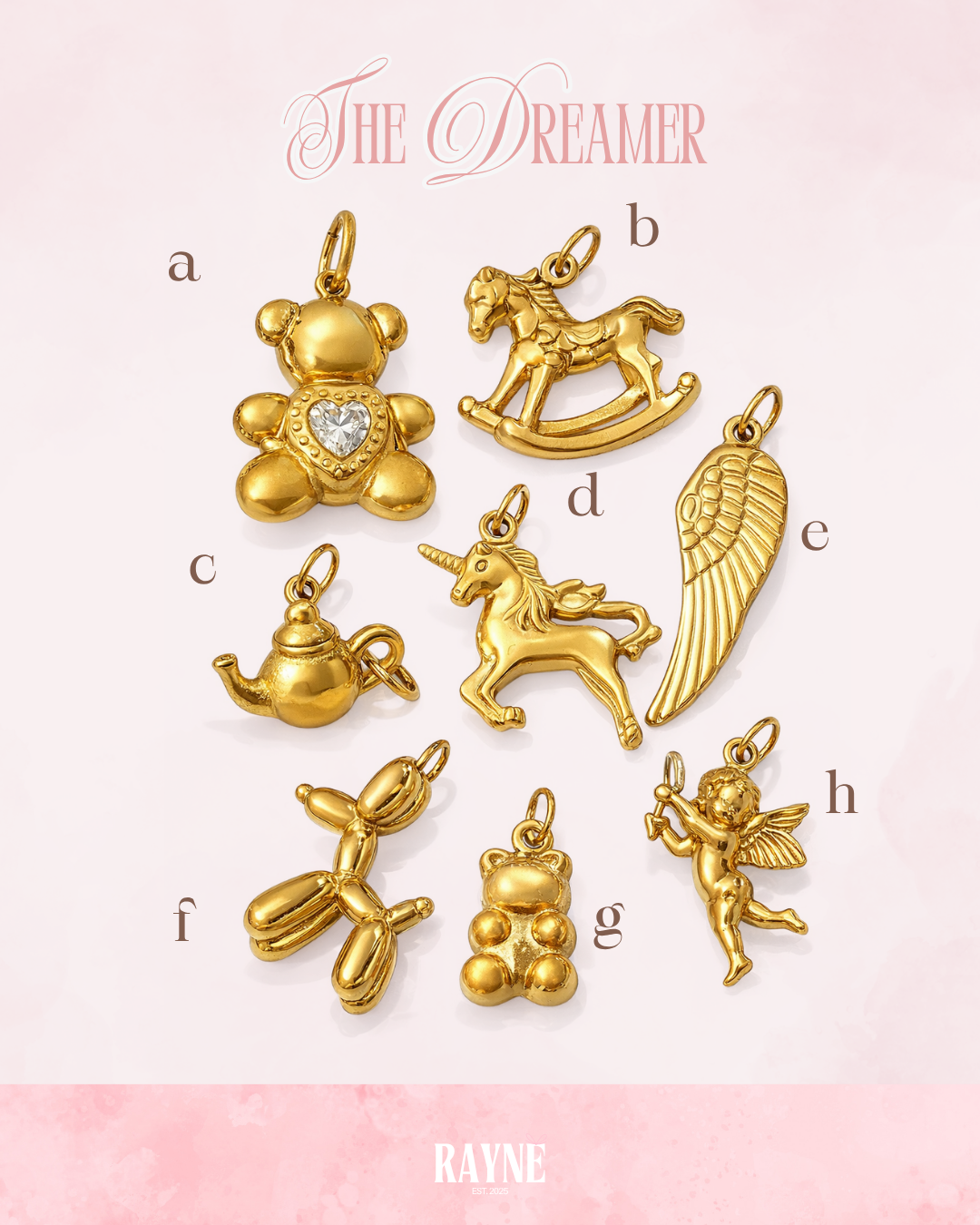 THE DREAMER Charms