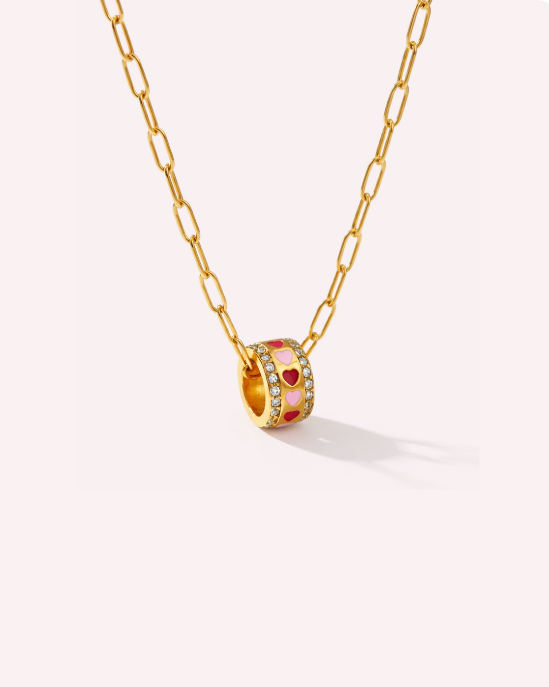 Heart Charm Chain Necklace