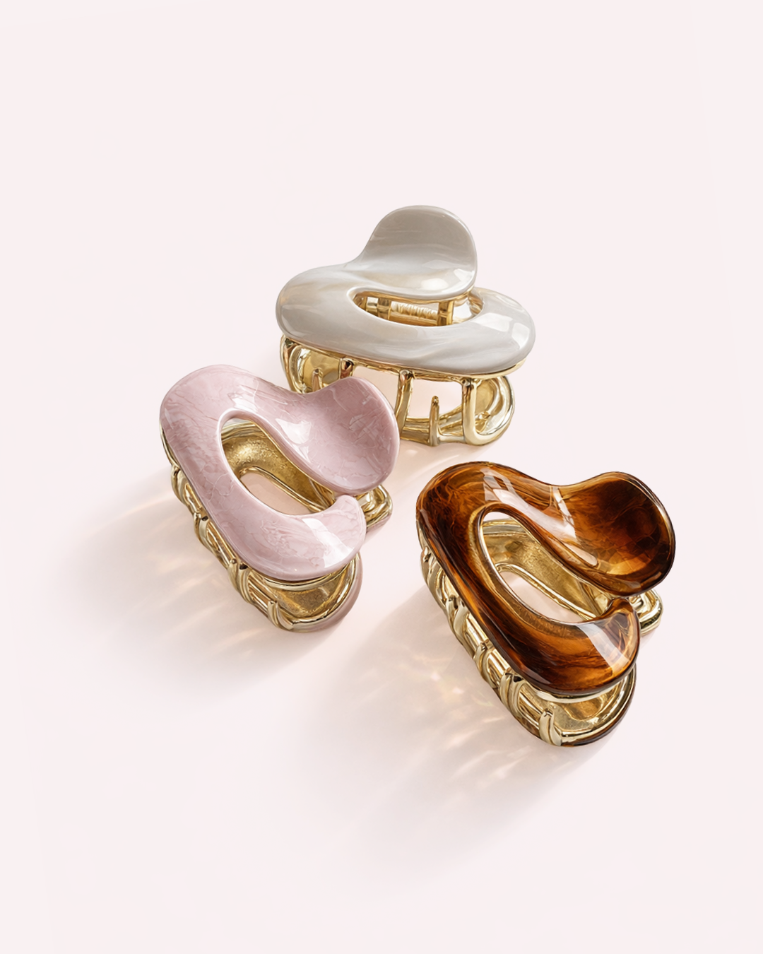 Glossy Acetate Hair Claw