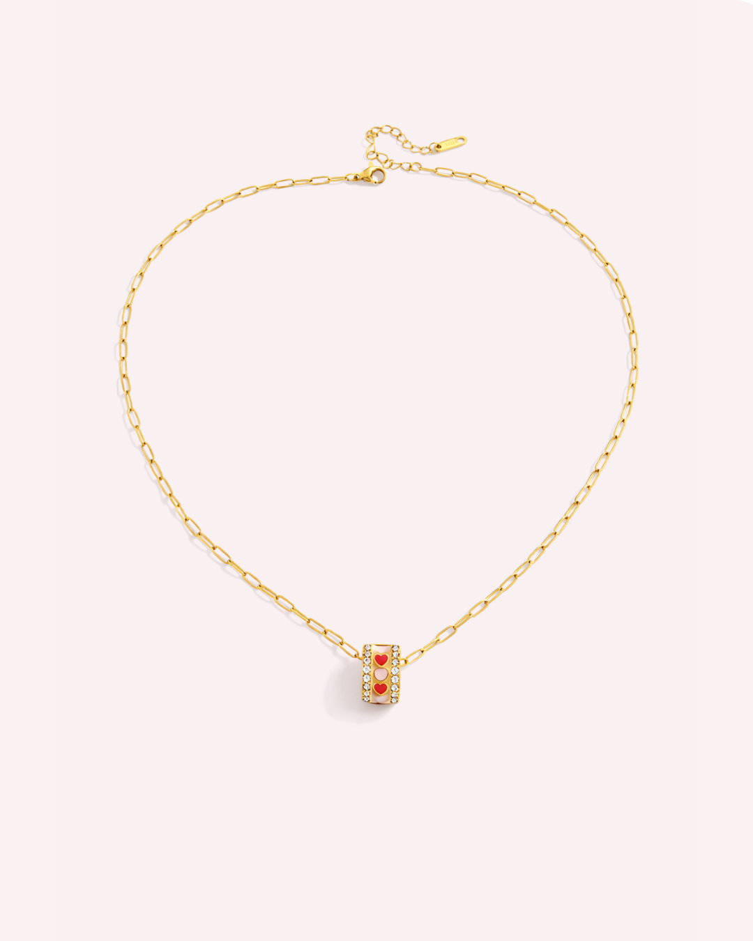 Heart Charm Chain Necklace