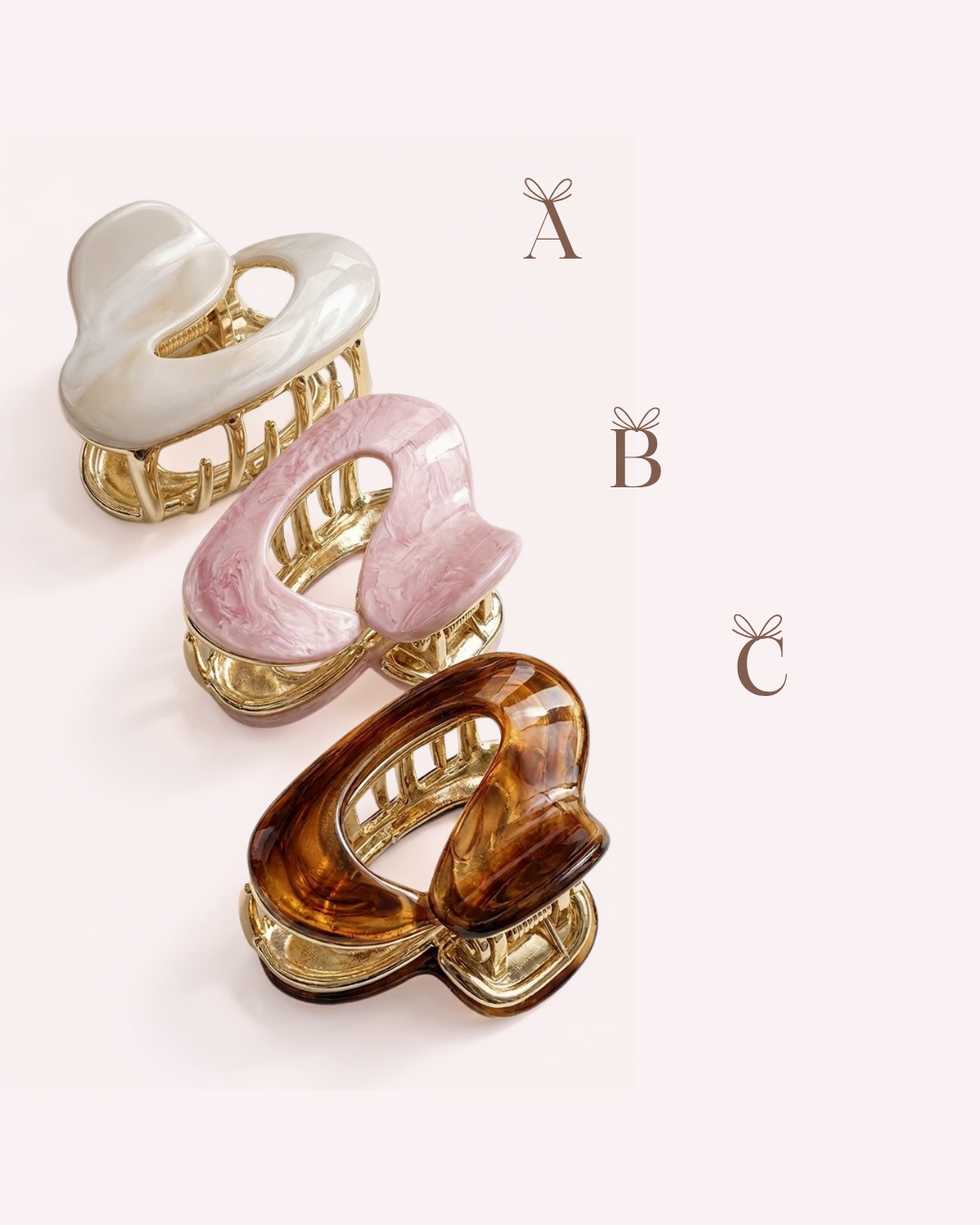 Glossy Acetate Hair Claw
