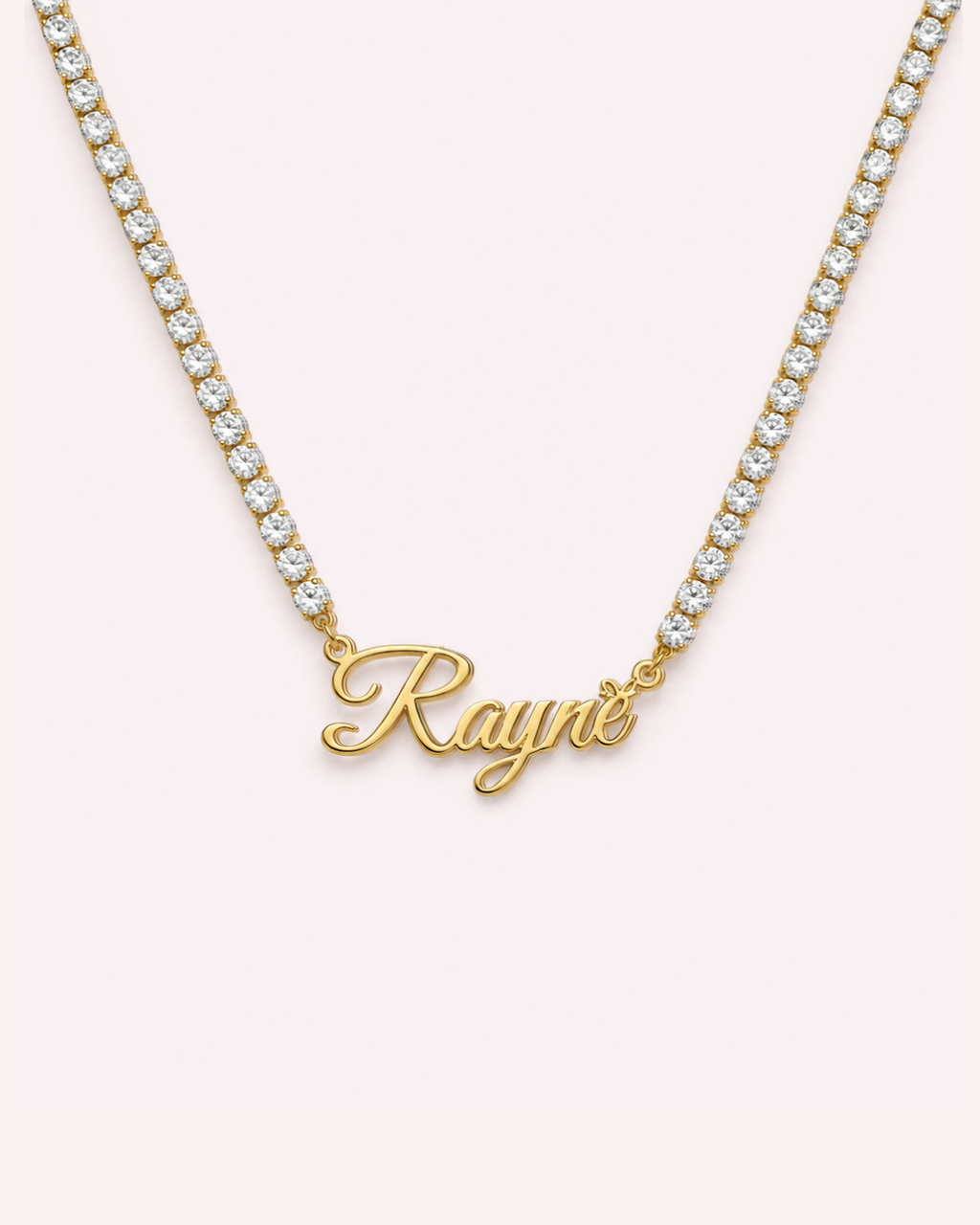 Personalized Name 2IN1 Tennis Necklace & Bracelet