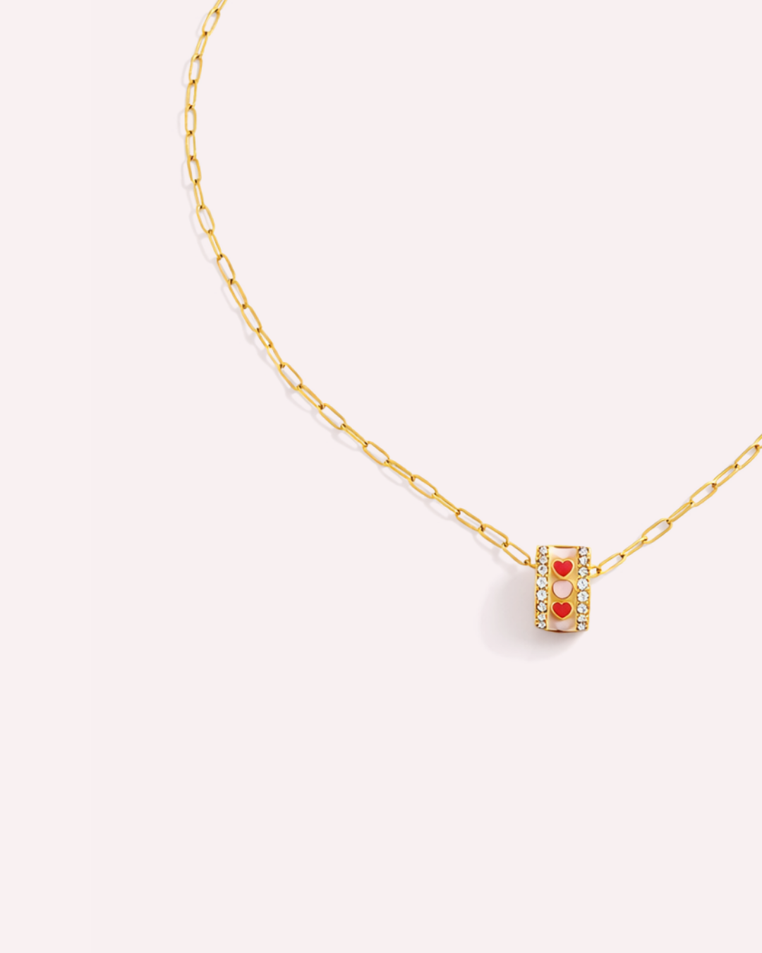 Heart Charm Chain Necklace