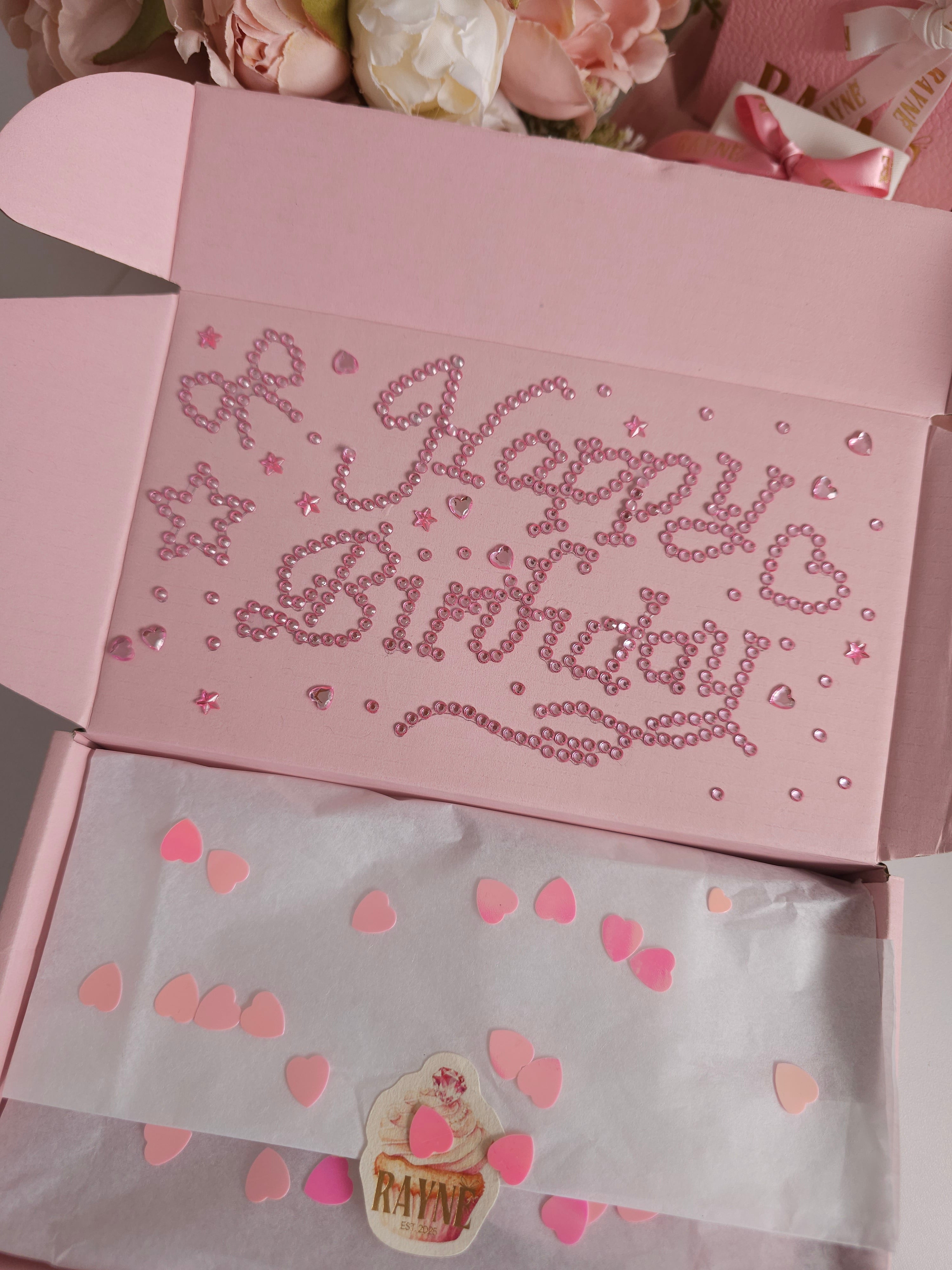 Happy Birthday Rhinestone Sticker