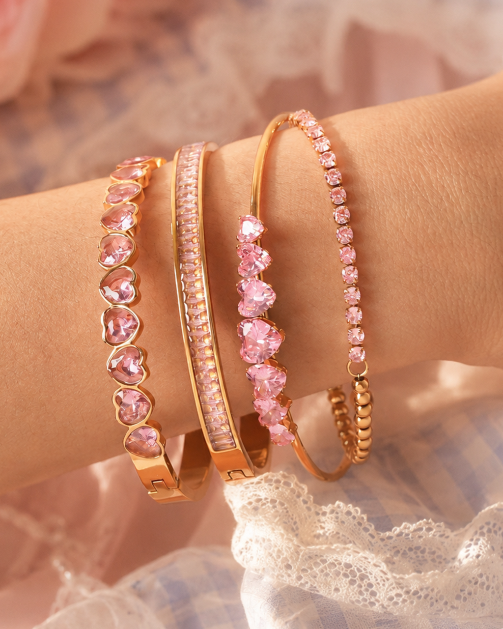 Yanny Heart Bangle