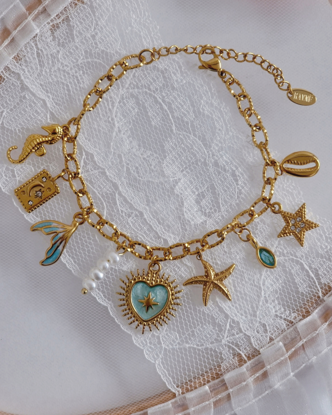 Summer Fun Charms Bracelet - Raynes's Designs