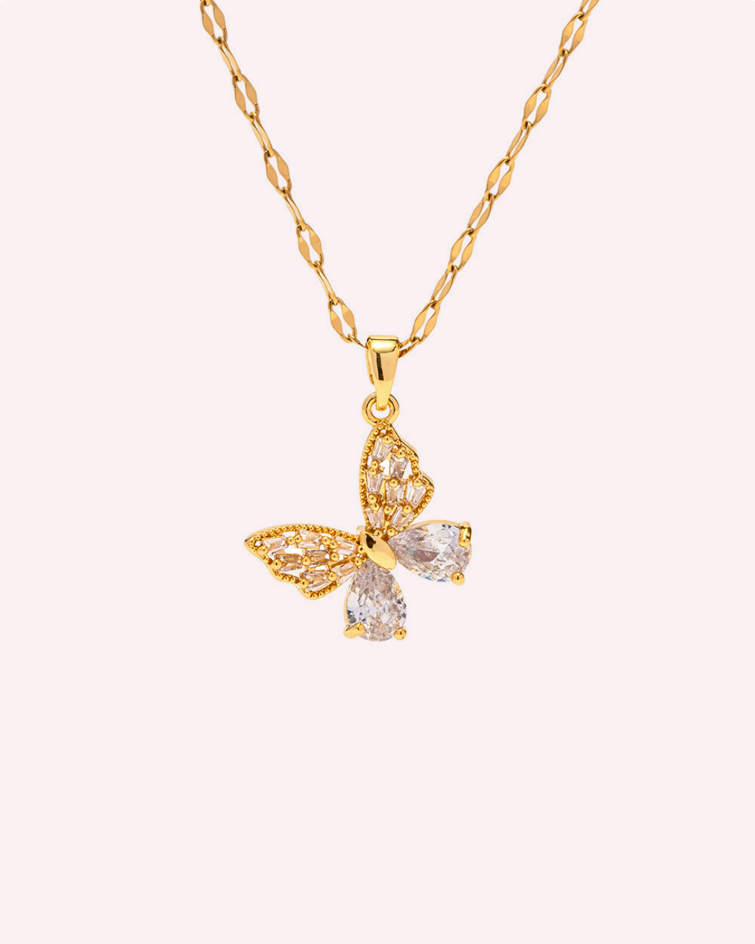 Crystal Butterfly Necklace