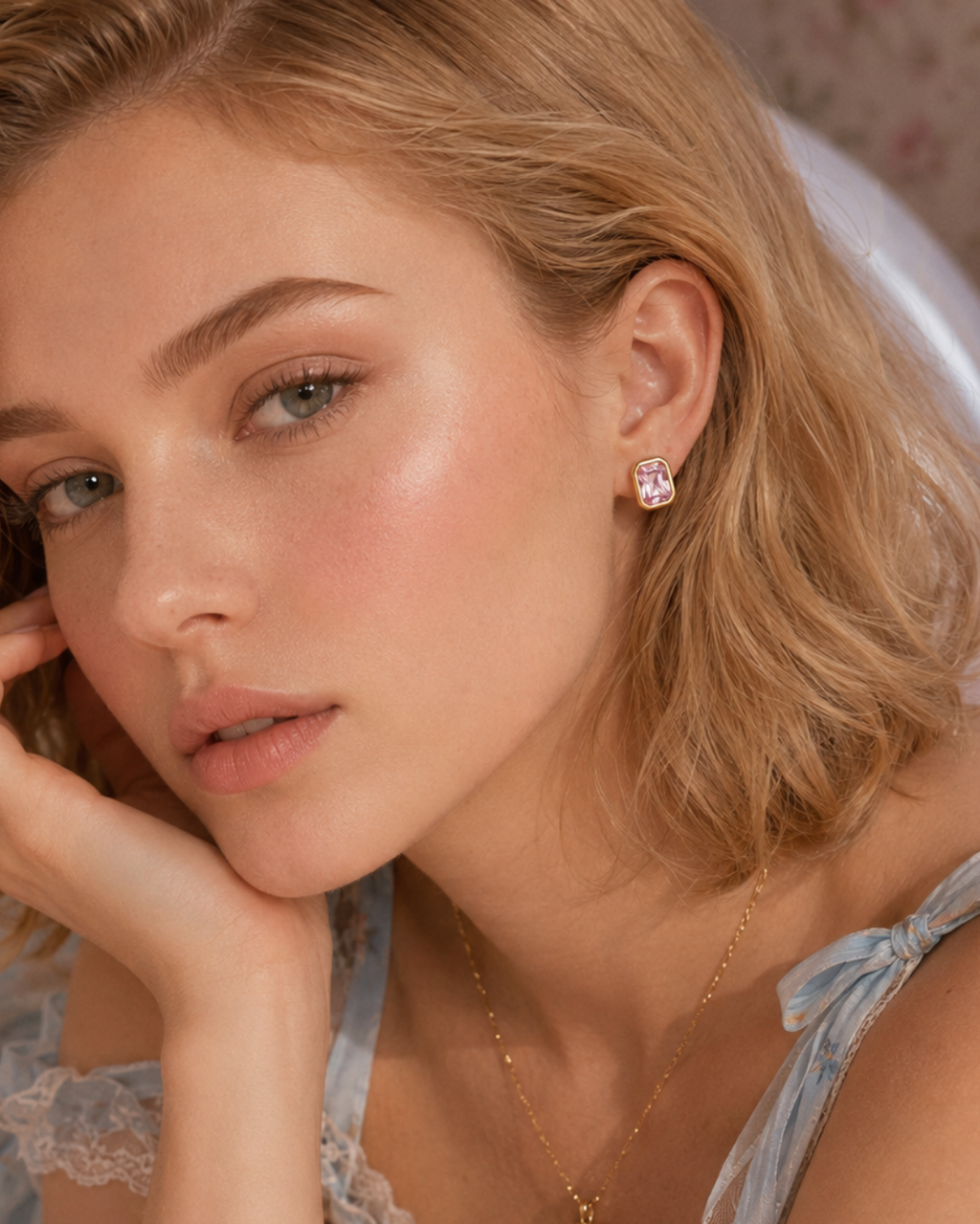 Debra Emerald Earrings