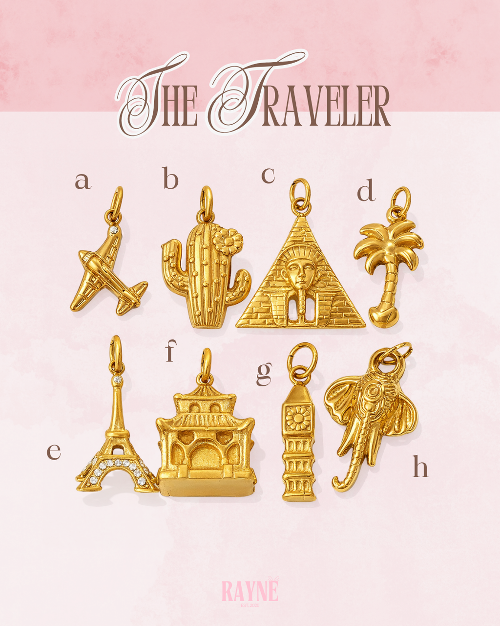 THE TRAVELER Charms