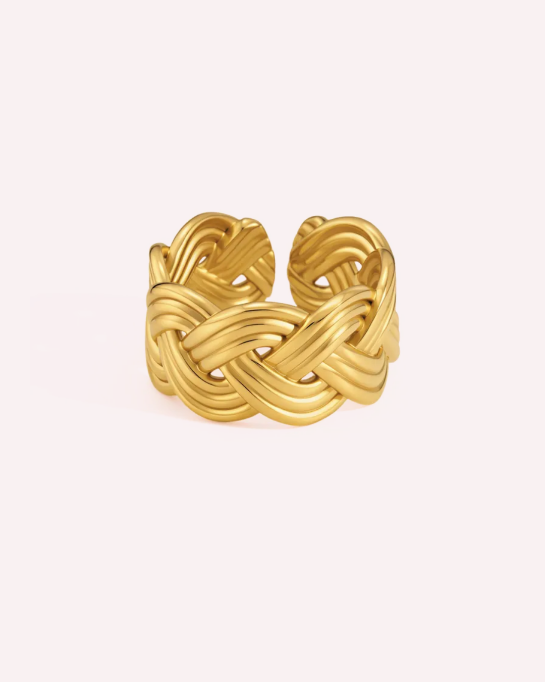 Natte Knot Open Ring