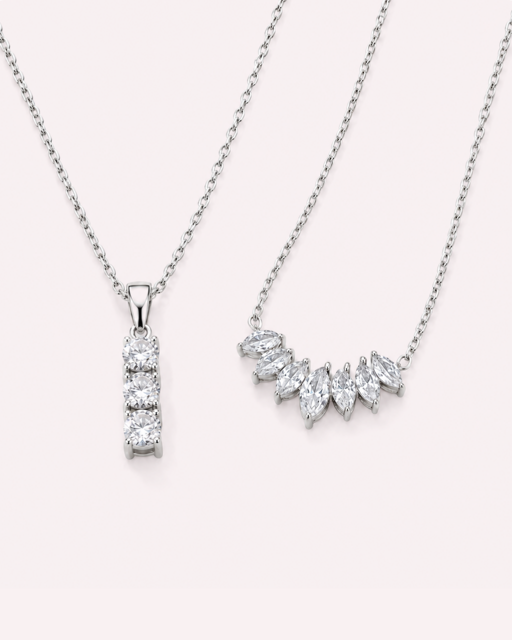 Eleanor Silver Necklaces
