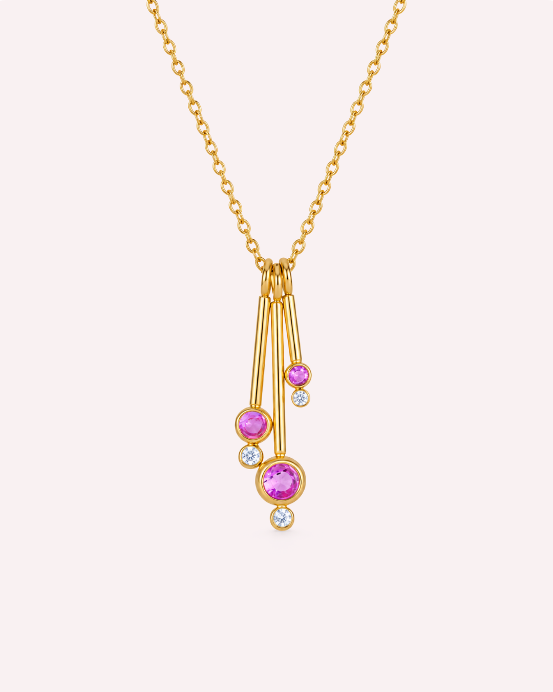 Ruby Drop Necklace