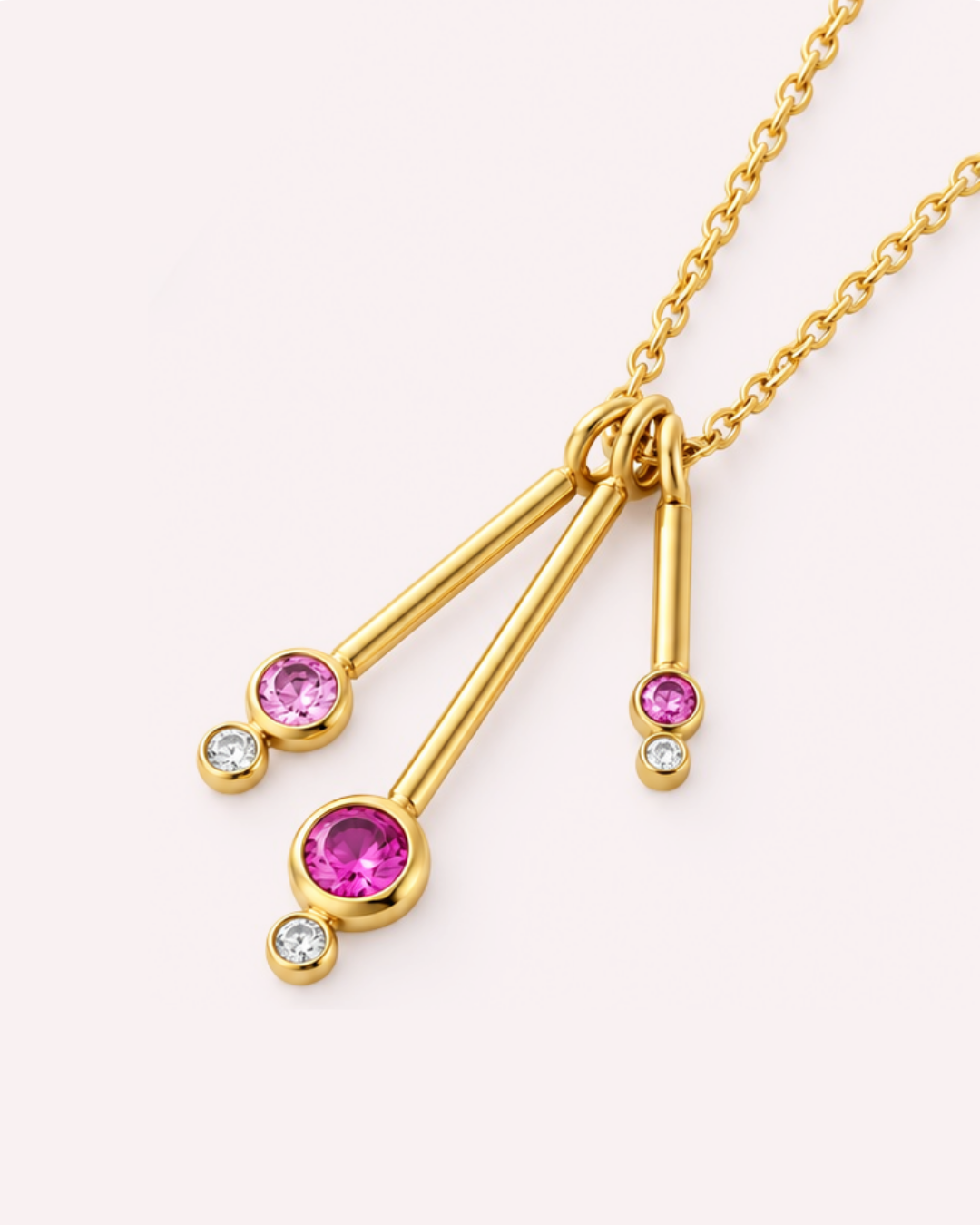 Ruby Drop Necklace