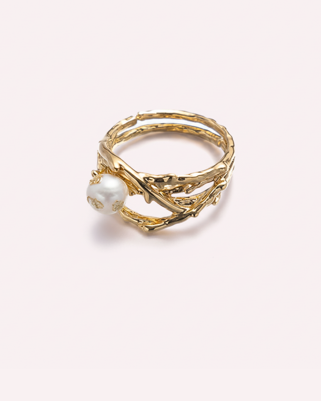 Sienna Pearl Nest Ring