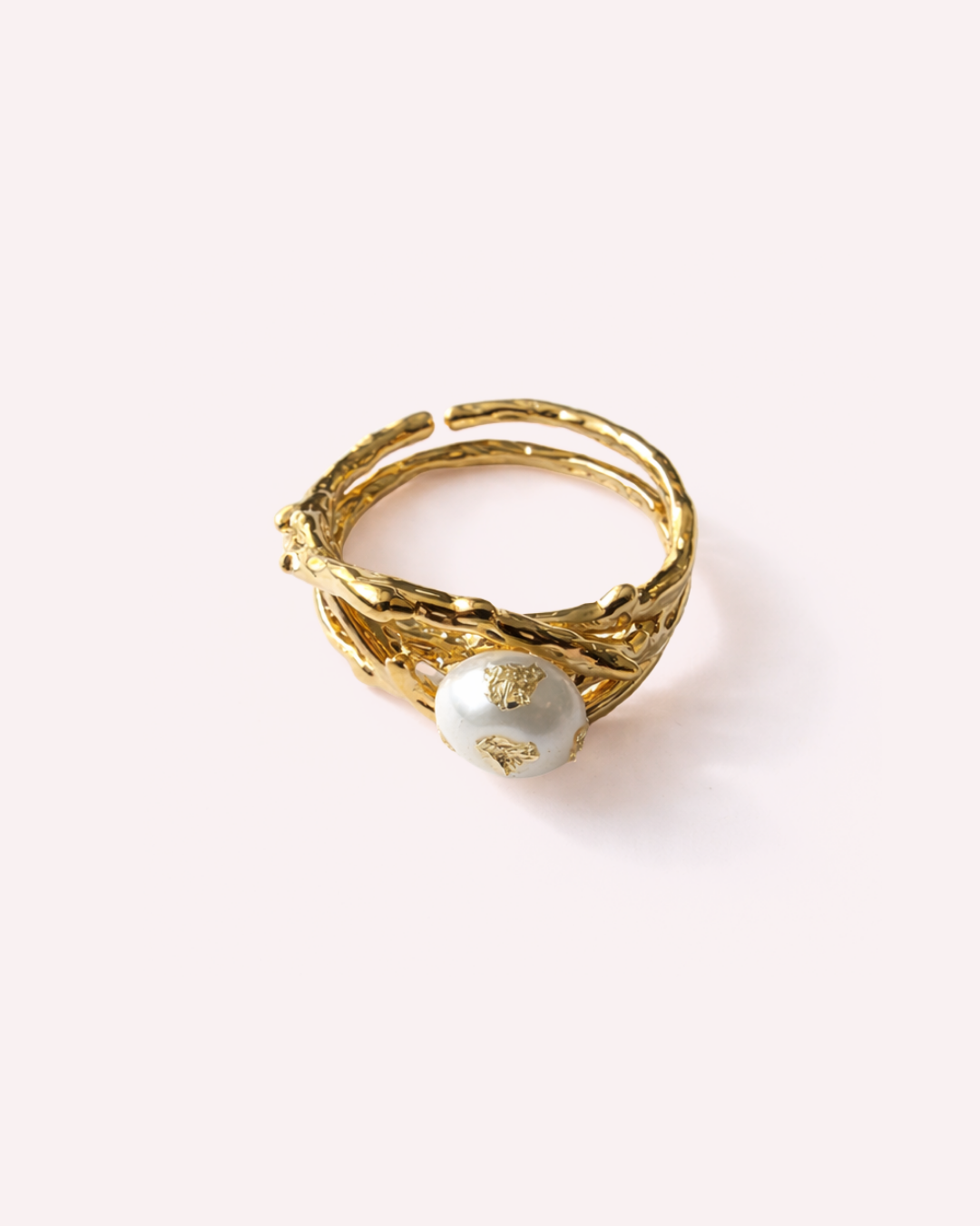 Sienna Pearl Nest Ring