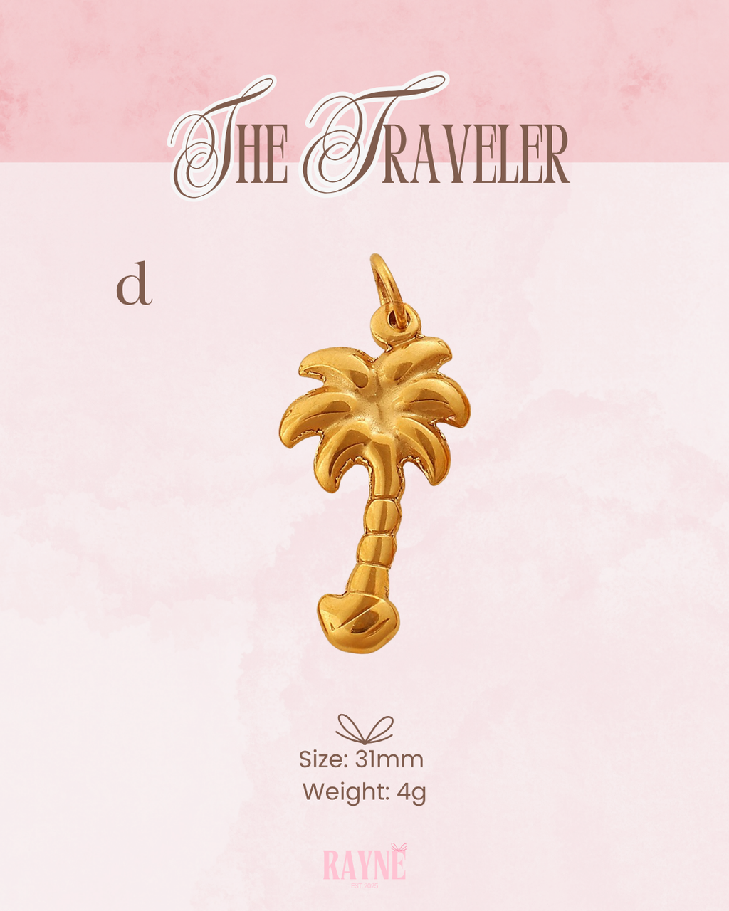 THE TRAVELER Charms