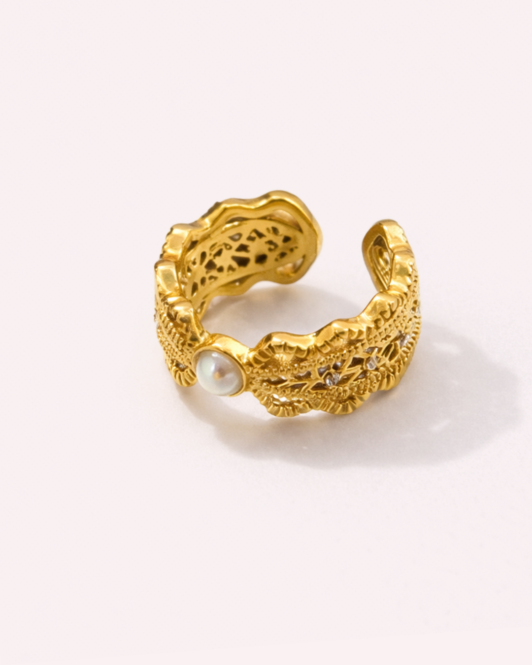Vanessa Pearl Lace Ring
