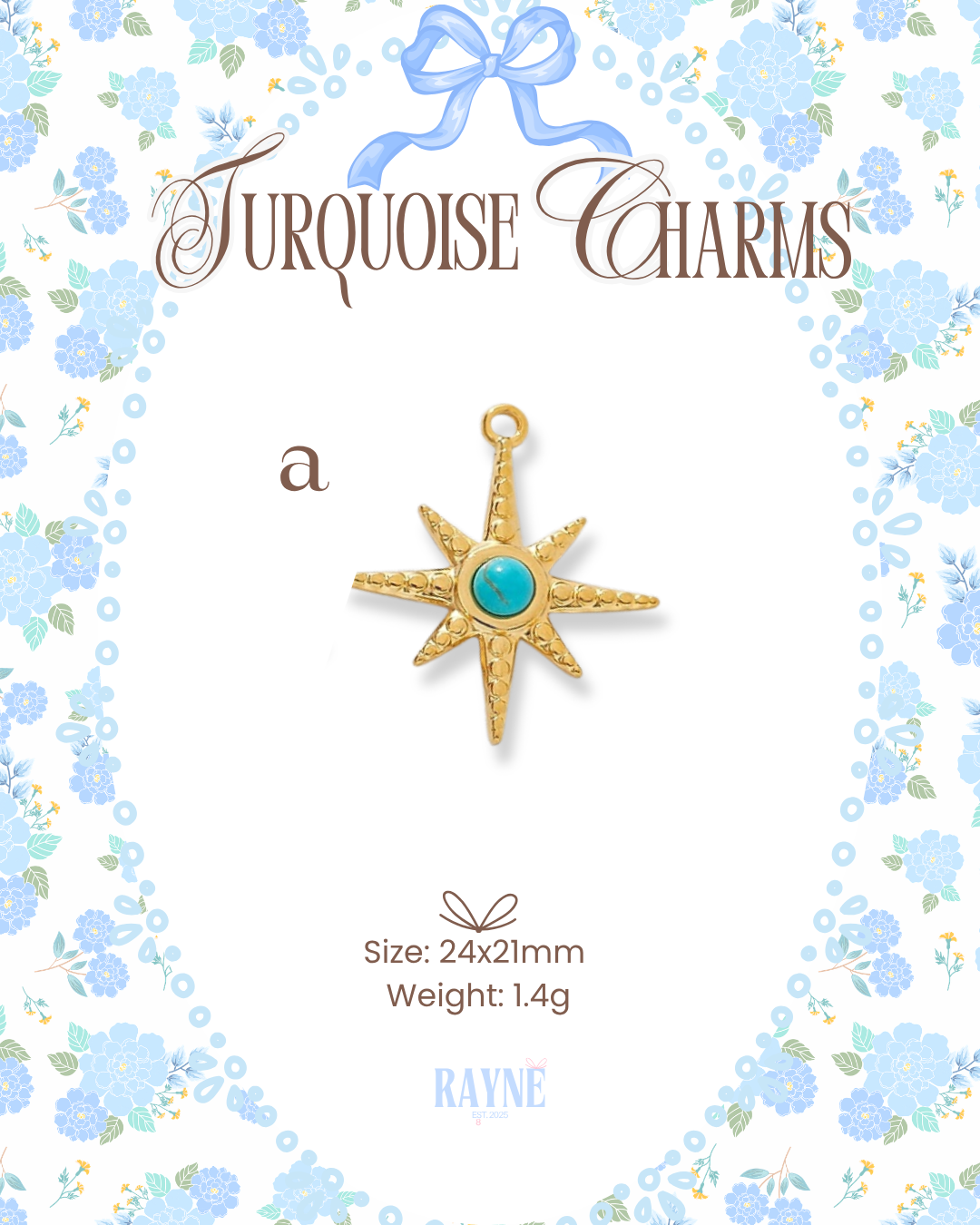 Turquoise Charms