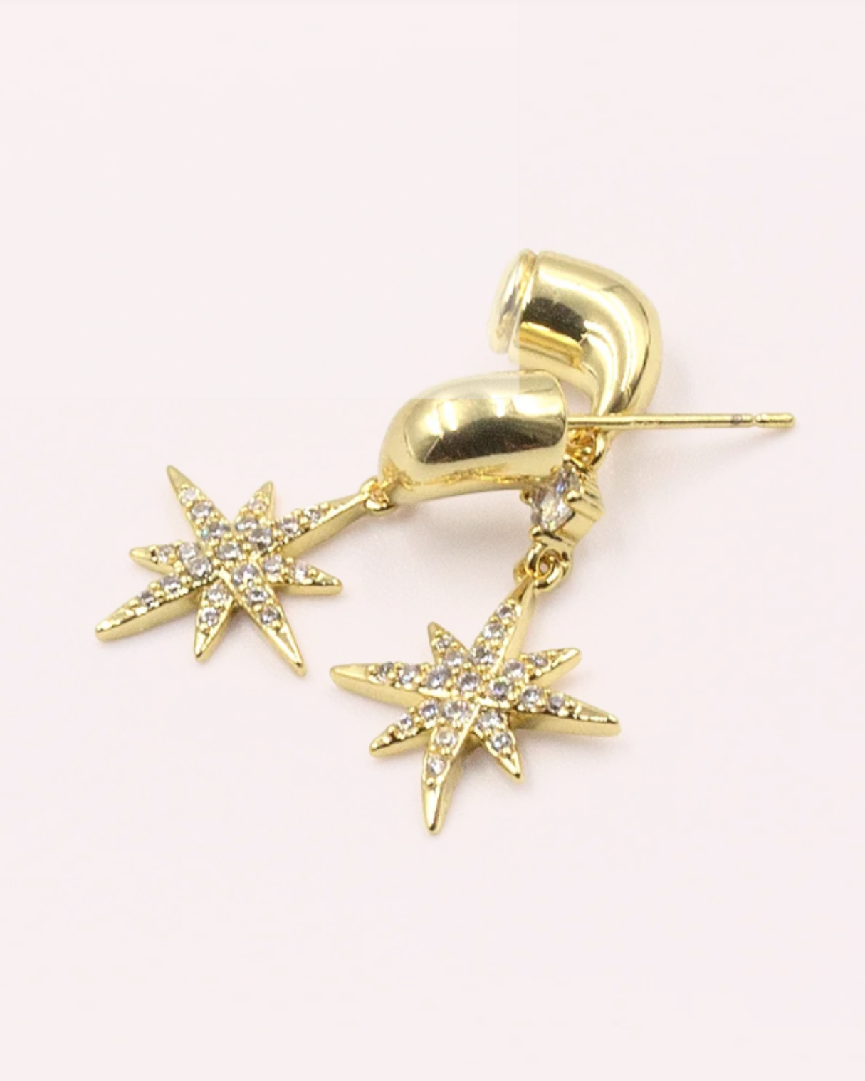 North star Dangle Earrings