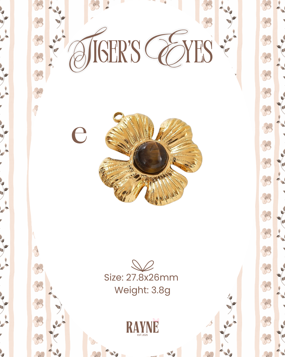 Tiger's Eyes Charms