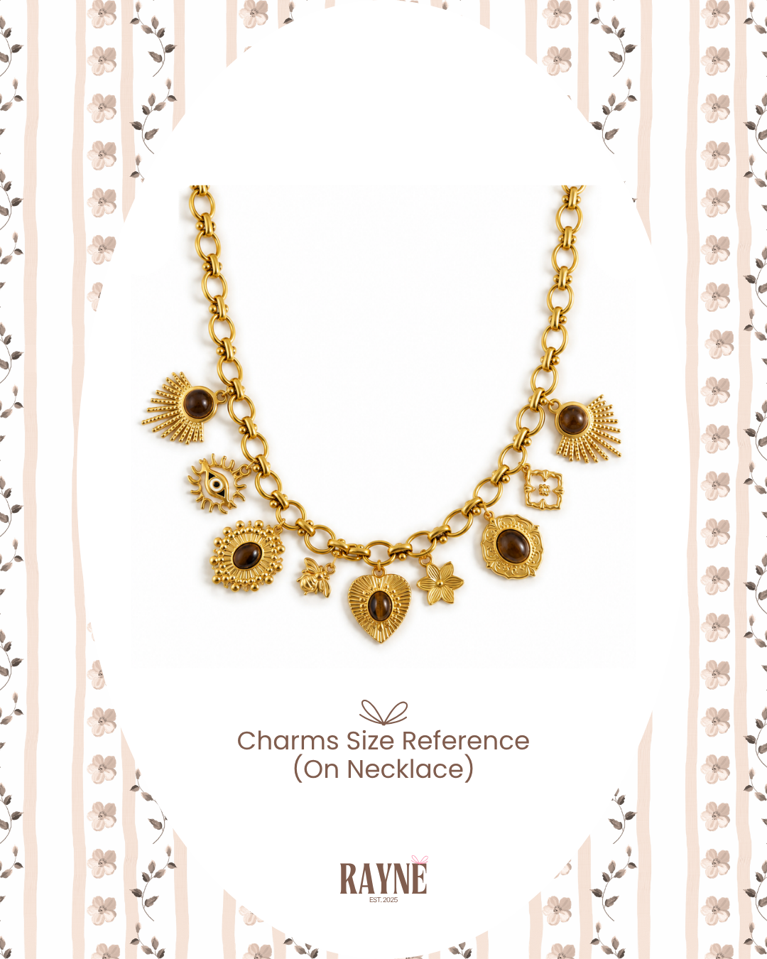 Tiger's Eyes Charms