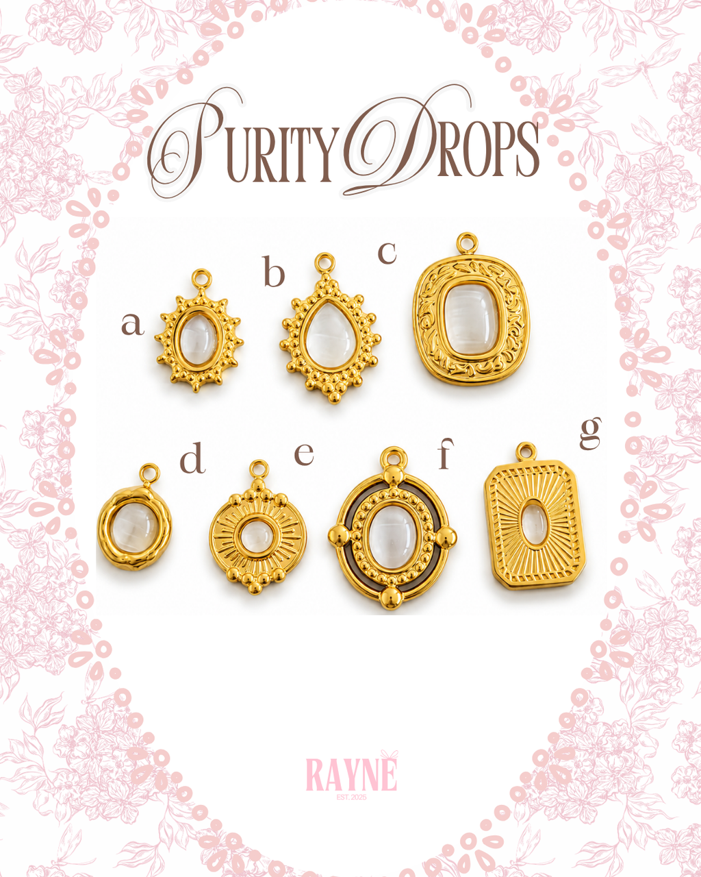 Purity Drops Charms