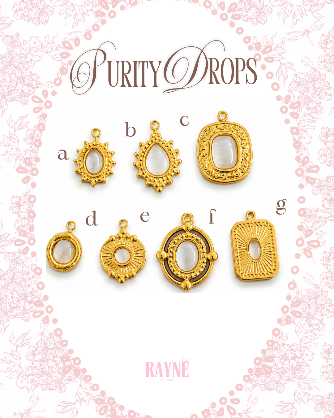 Purity Drops Charms
