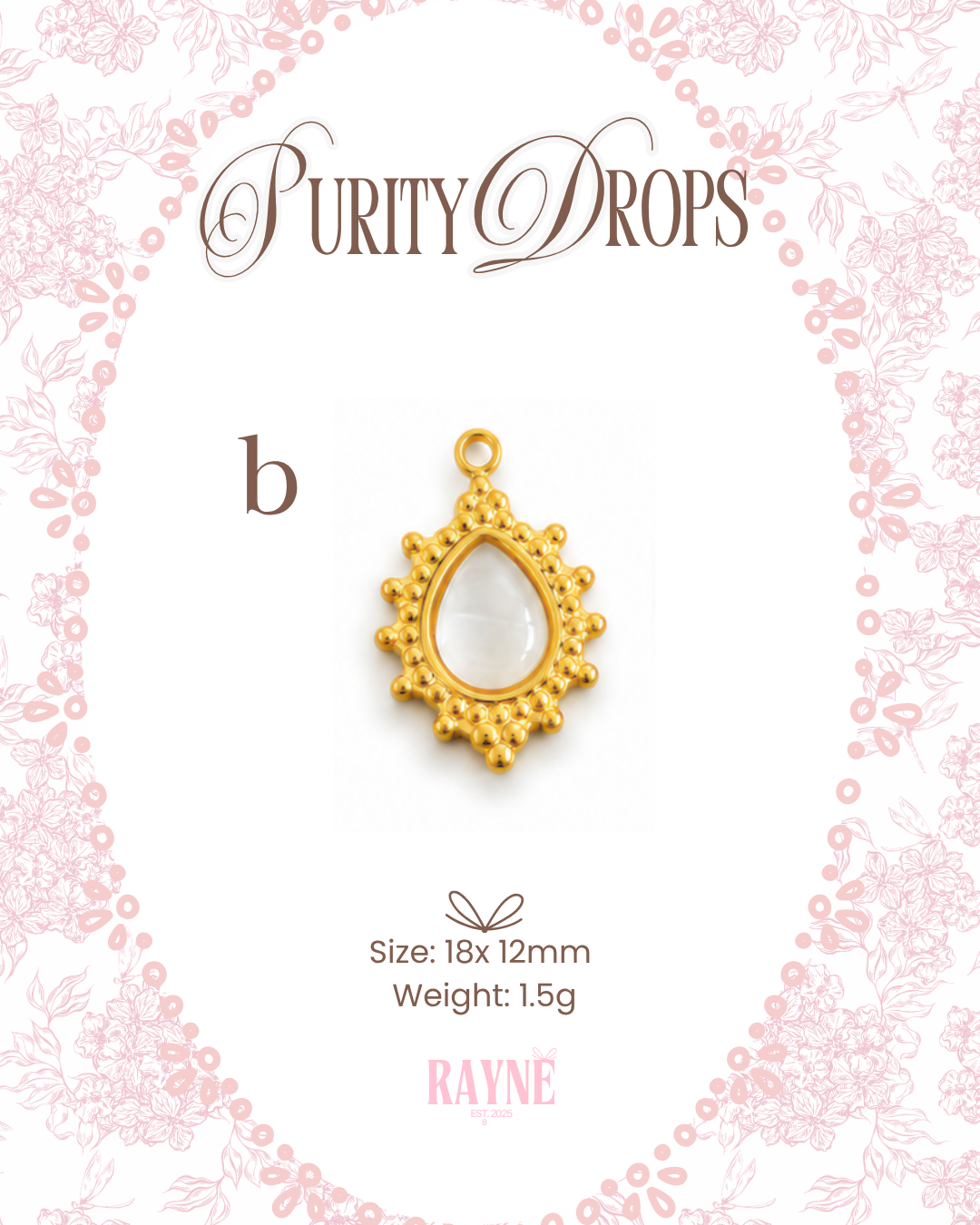 Purity Drops Charms