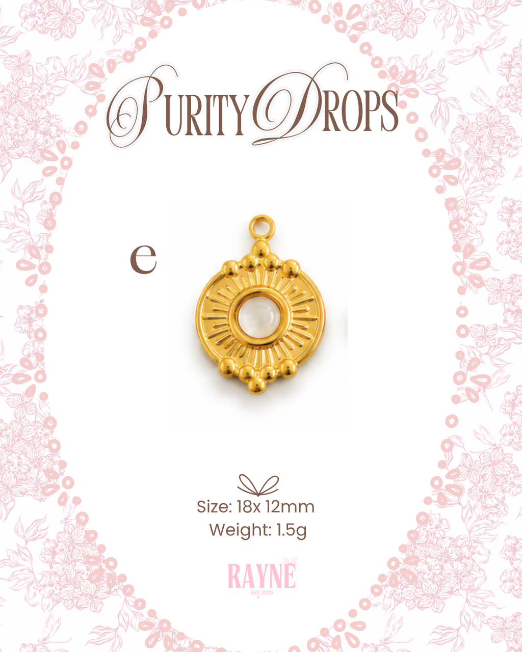 Purity Drops Charms