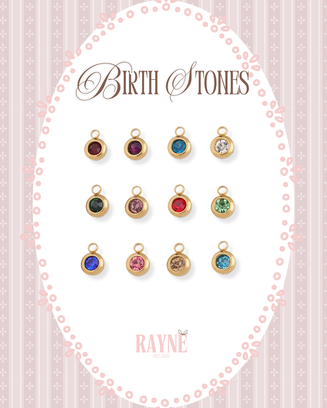 Birthstone Charms