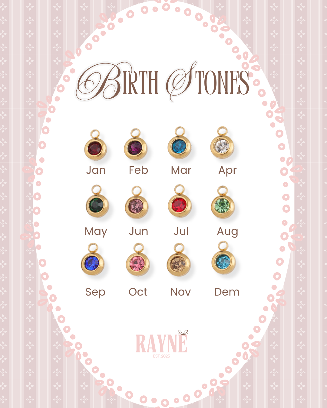 Birthstone Charms
