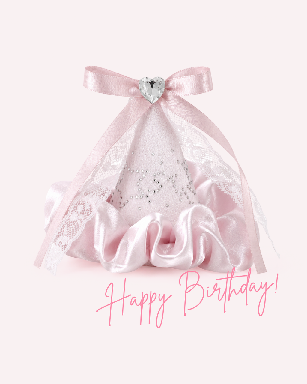 Lace Birthday Hat Hair Clip