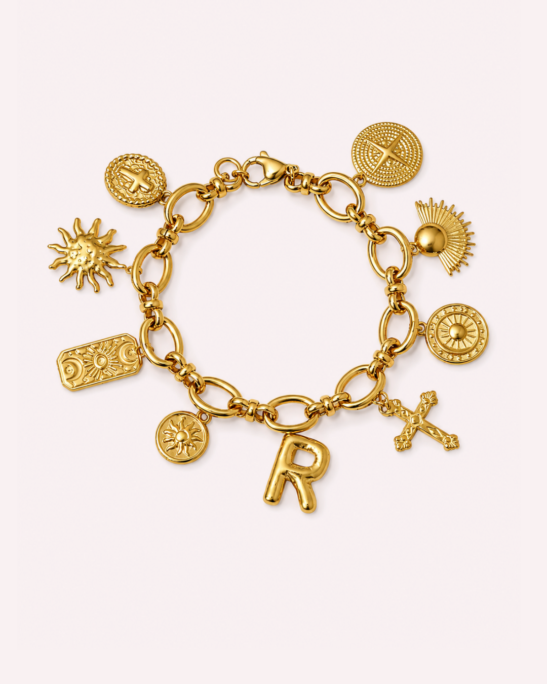Oval Link Chains - Charms Bracelet