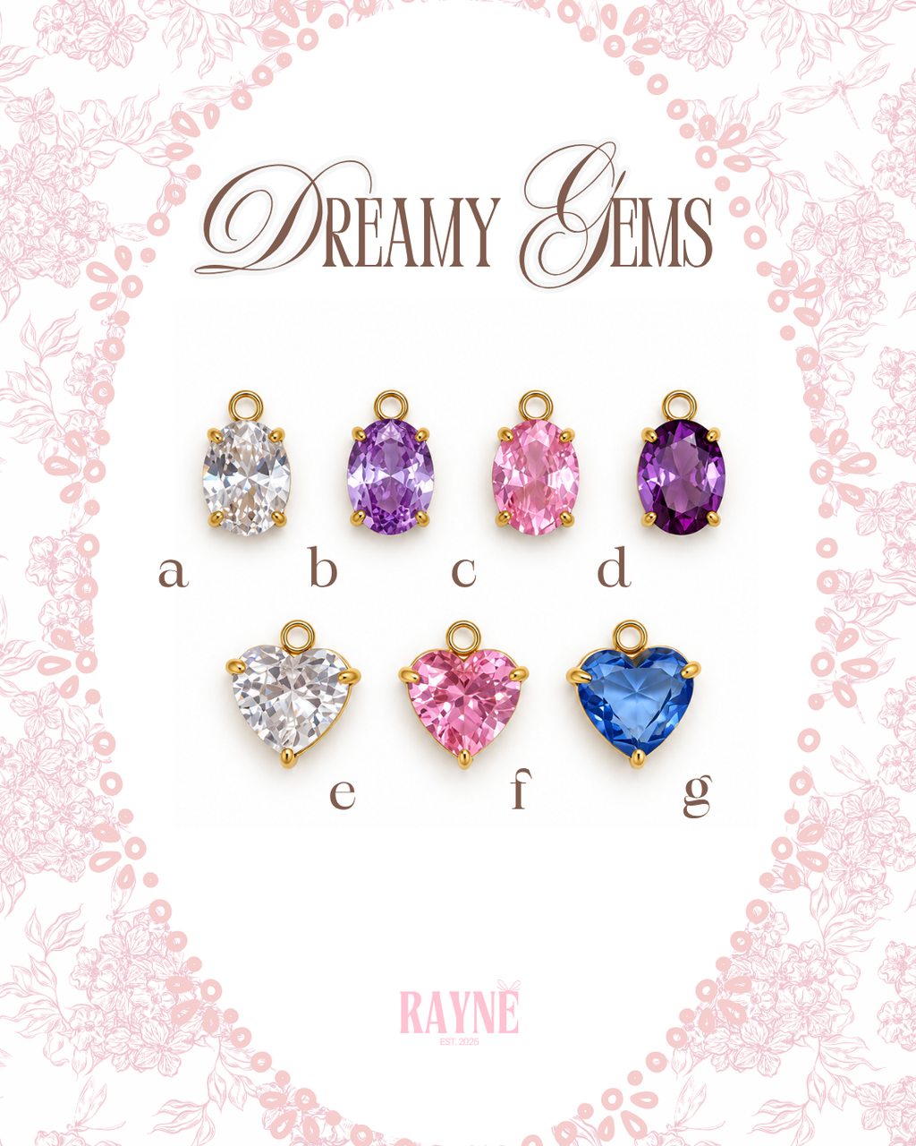 Dreamy Gems Charms