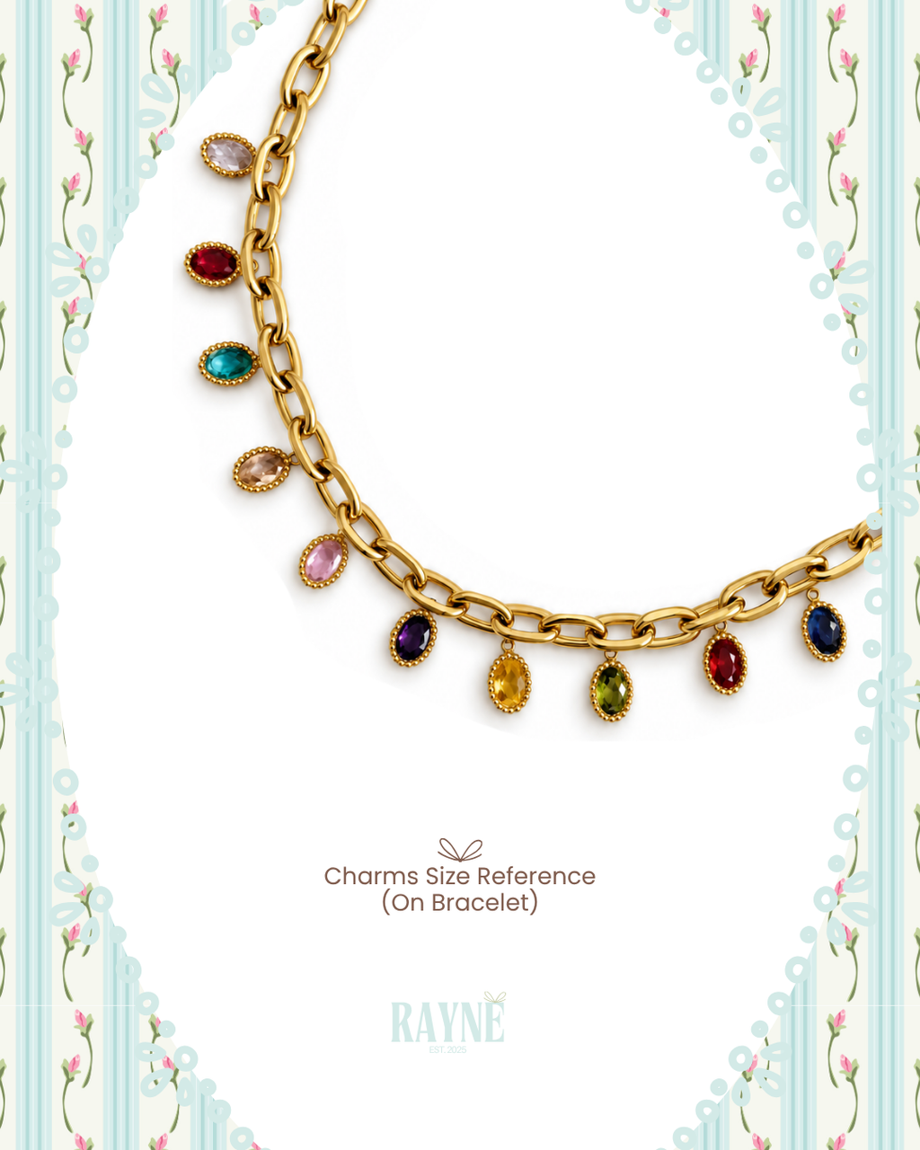 Vintage Oval Charms