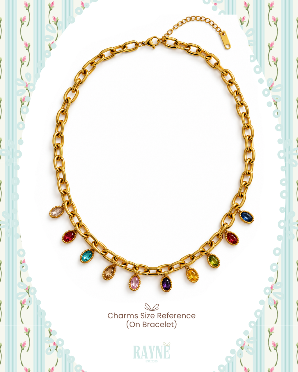 Vintage Oval Charms